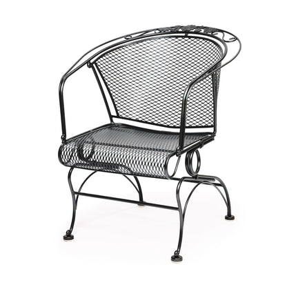 
                  Briarwood Barrel Back Coil Spring Chair Satin Black Finish - Image 10
                