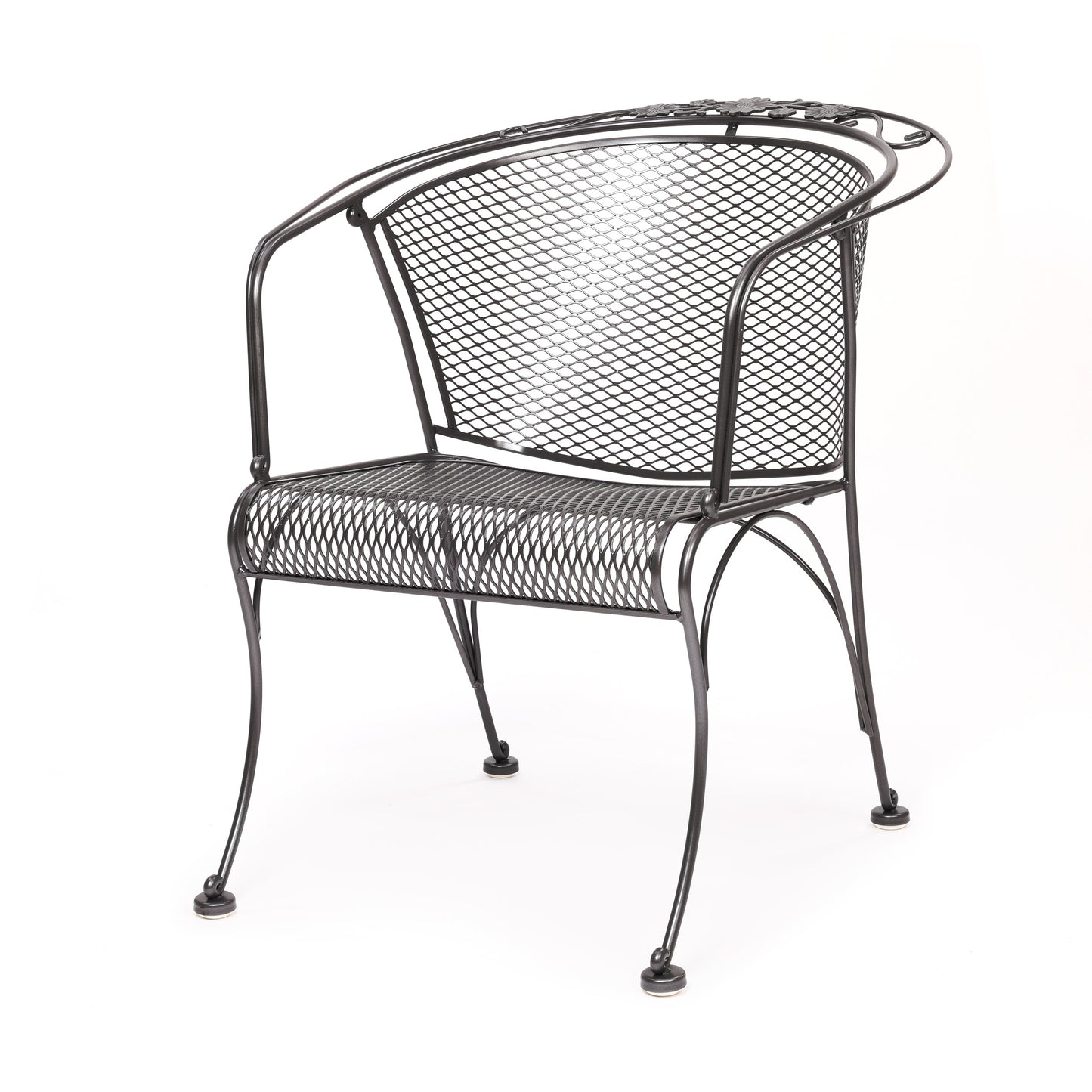 Briarwood Barrel Back Dining Chair Burnished Chrome Finish, image 24