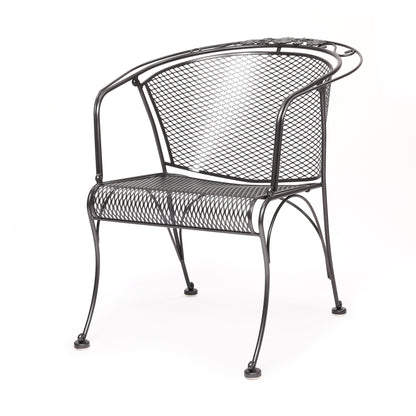 
                  Briarwood Barrel Back Dining Chair Burnished Chrome Finish - Image 24
                