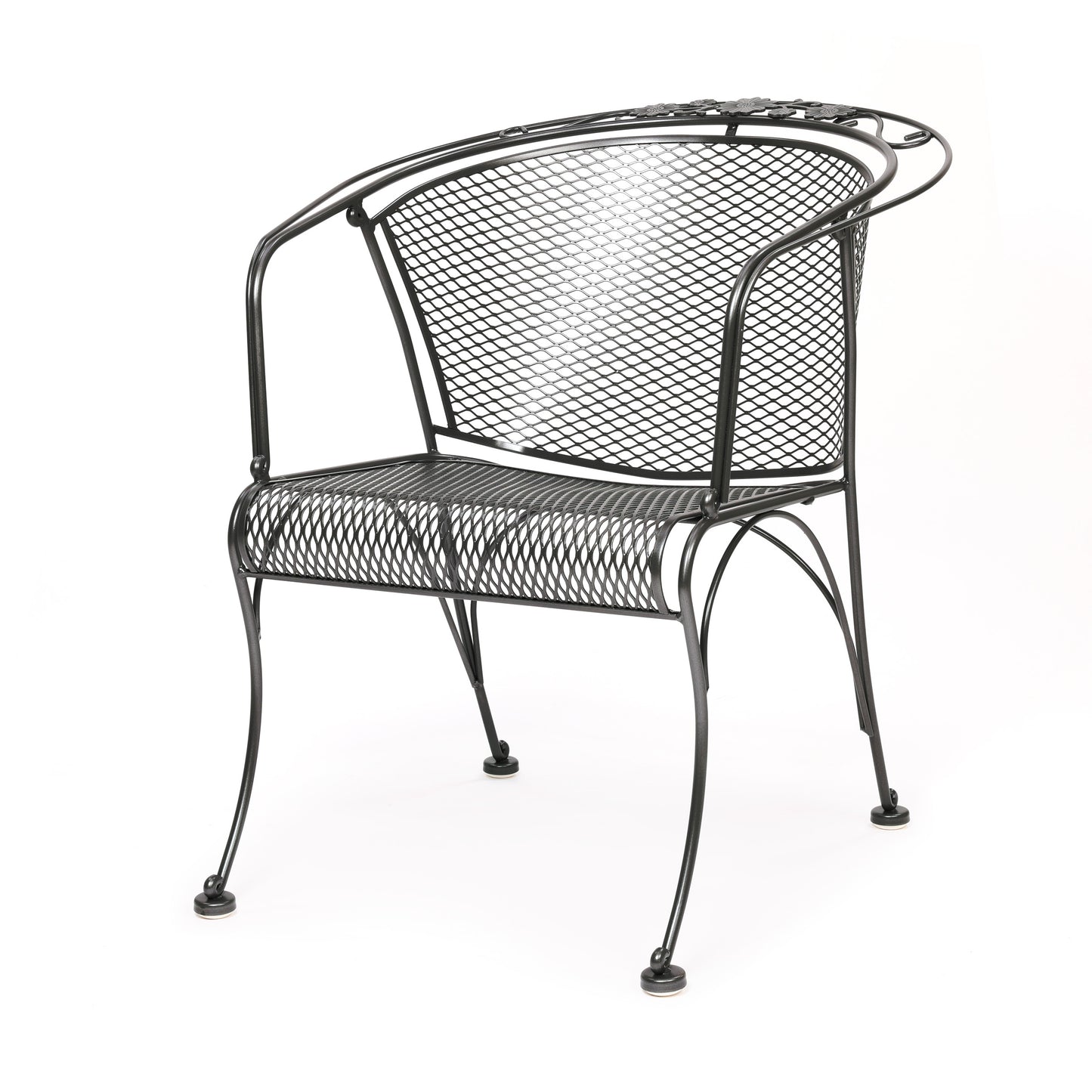 Briarwood Barrel Back Dining Chair Pewter Finish, image 8
