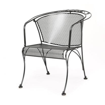 
                  Briarwood Barrel Back Dining Chair Pewter Finish - Image 8
                