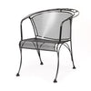 Briarwood Barrel Back Dining Chair Satin Black Finish