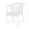 Briarwood Barrel Back Dining Chair Weathered White Finish