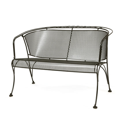 Briarwood Barrel Love Seat Aztec Bronze Finish