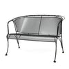 Briarwood Barrel Love Seat Black Finish