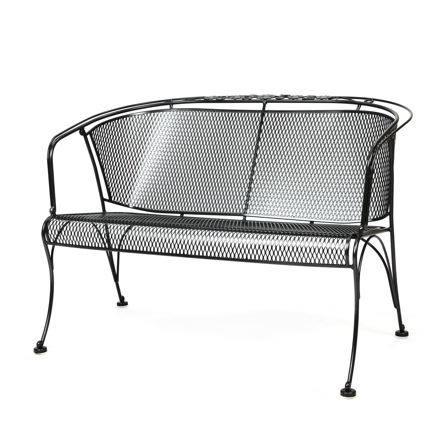 Briarwood Barrel Love Seat Satin Black Finish, image 15