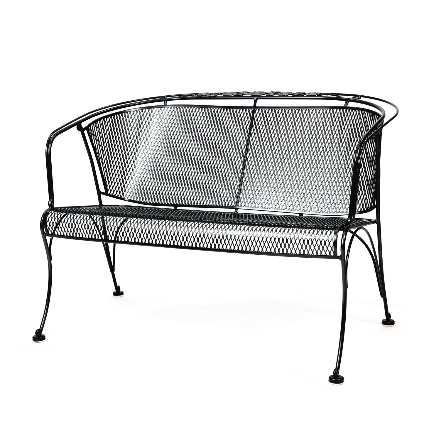Briarwood Barrel Love Seat Textured Black Finish, image 17