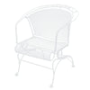 Briarwood Coil Spring Barrel Chair Hammered White