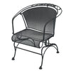 Briarwood Coil Spring Barrel Chair Textured Black