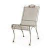 Briarwood Hi Back Dining Side Chair Aged Teak Finish