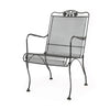 Briarwood Hi Back Lounge Chair Pewter Finish
