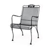 Briarwood Hi Back Lounge Chair Textured Black Finish