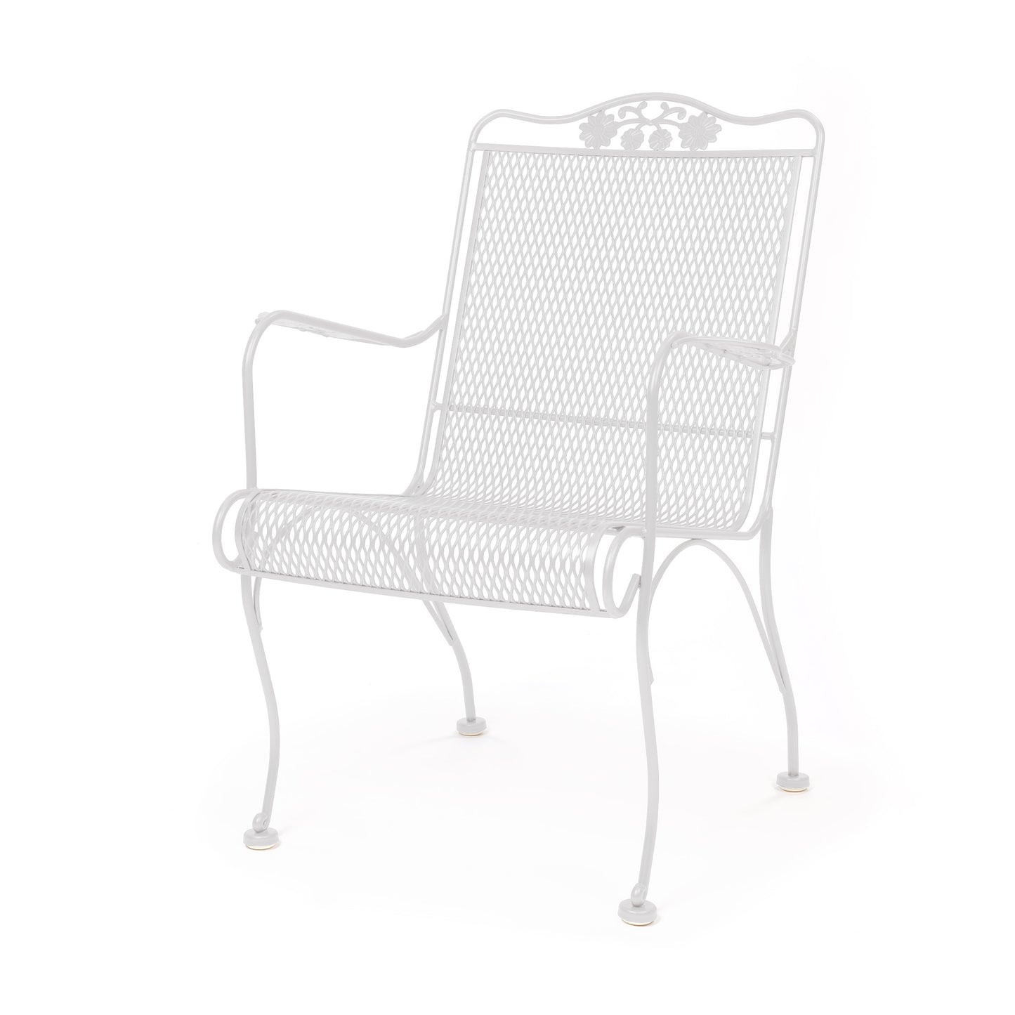 Briarwood Hi Back Lounge Chair Weathered White Finish, image 27