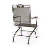 Briarwood High Back Coil Spring Chair Aztec Bronze Finish Back