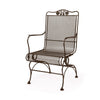 Briarwood High Back Coil Spring Chair Chestnut Brown Finish