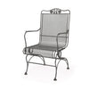 Briarwood High Back Coil Spring Chair Graphite Finish