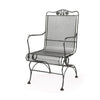 Briarwood High Back Coil Spring Chair Pewter Finish