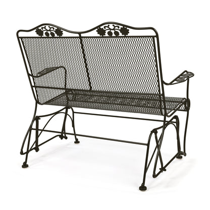 
                  Briarwood High Back Gliding Love Seat Aztec Bronze Finish Back - Image 2
                