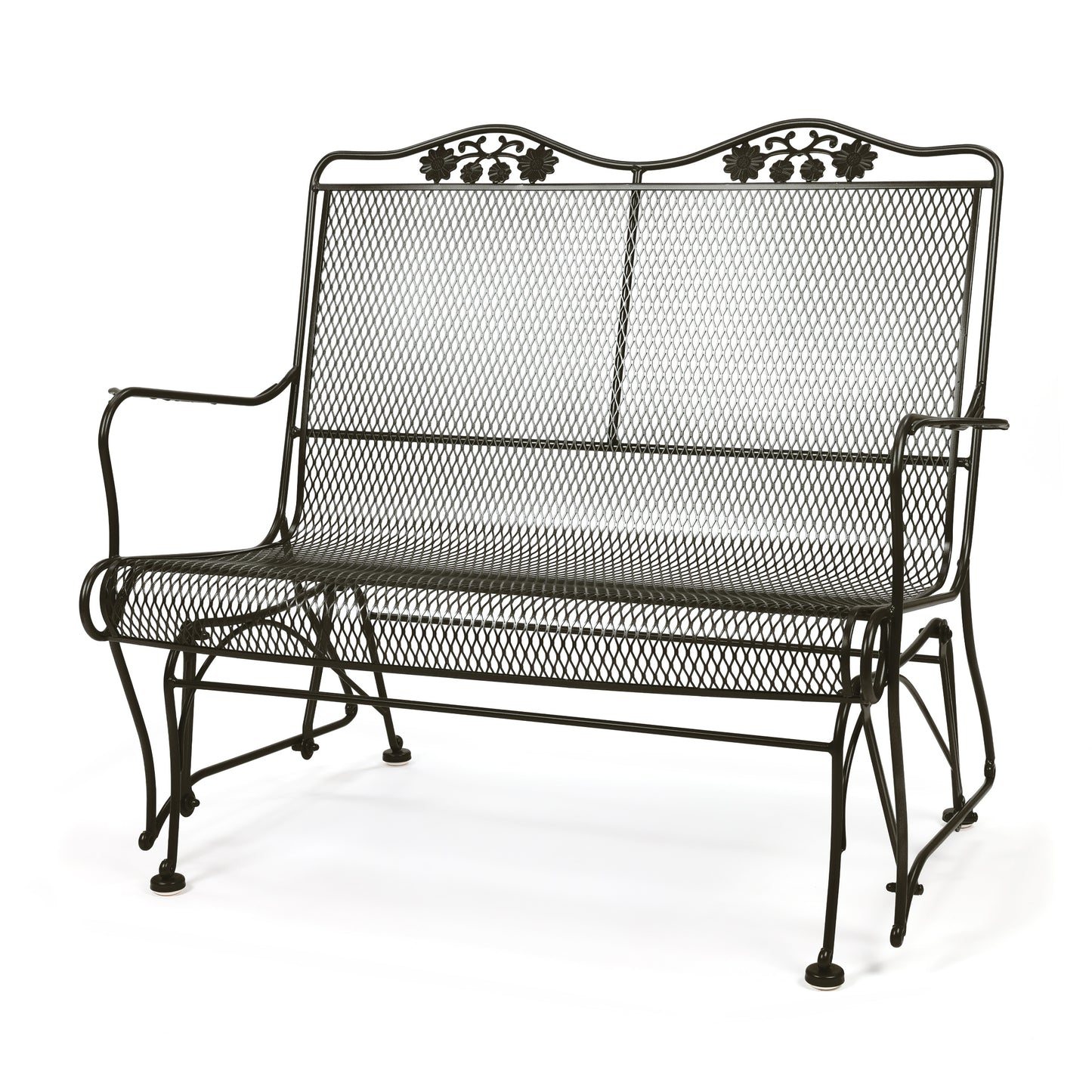 Briarwood High Back Gliding Love Seat Aztec Bronze Finish, image 1