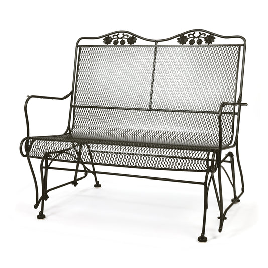 Briarwood High Back Gliding Love Seat Aztec Bronze Finish