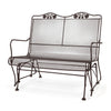 Briarwood High Back Gliding Love Seat Bronze Finish