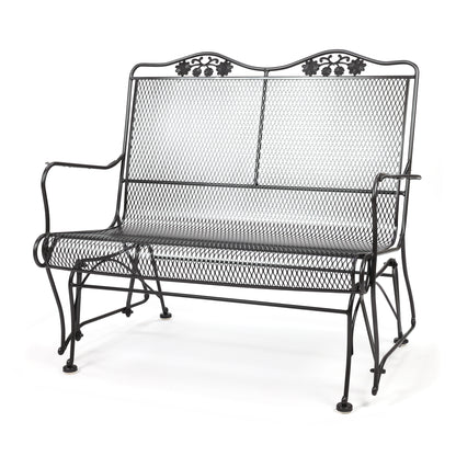 
                  Briarwood High Back Gliding Love Seat Burnished Gray Finish - Image 24
                