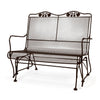 Briarwood High Back Gliding Love Seat Espresso Finish