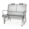 Briarwood High Back Gliding Love Seat Graphite Finish