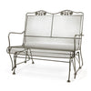 Briarwood High Back Gliding Love Seat Mink Finish
