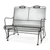 Briarwood High Back Gliding Love Seat Pewter Finish