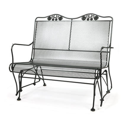 
                  Briarwood High Back Gliding Love Seat Pewter Finish - Image 8
                