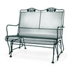 Briarwood High Back Gliding Love Seat Pompeian Green Finish