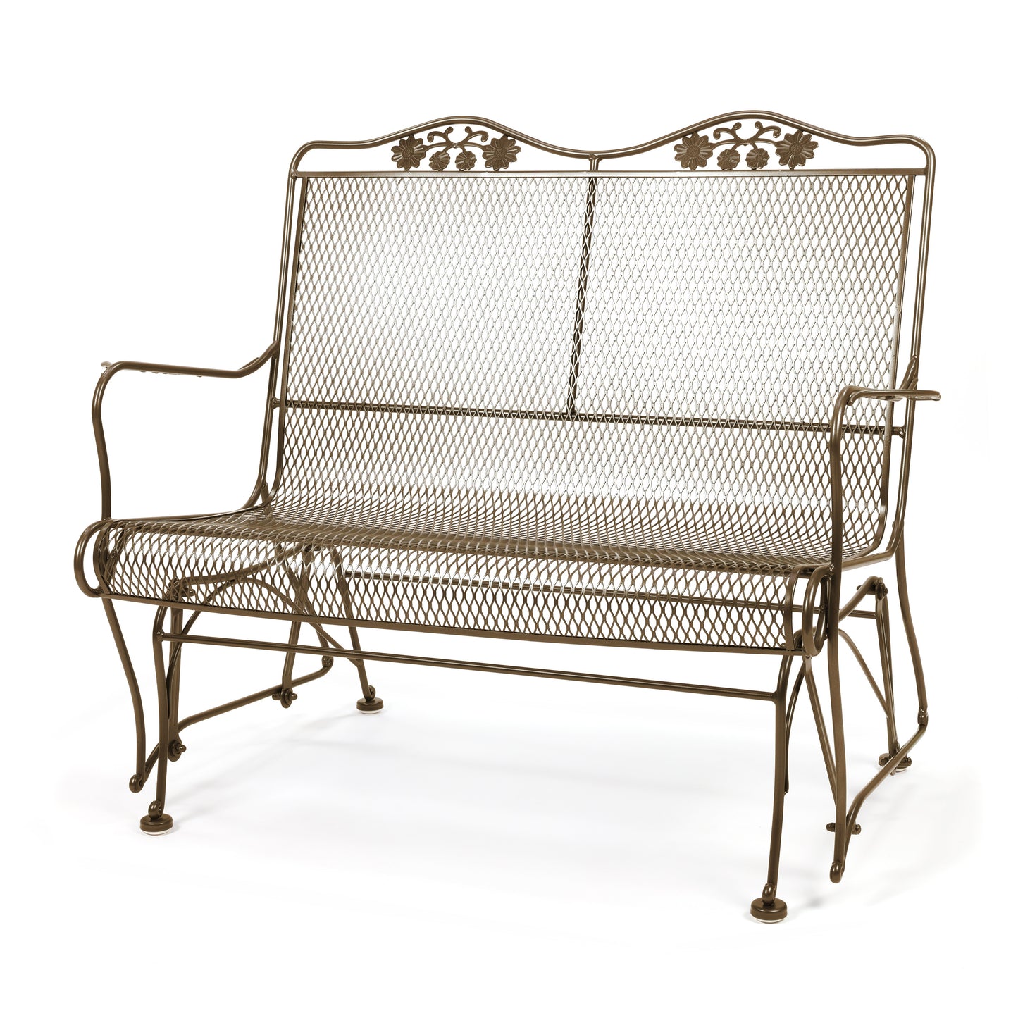 Briarwood High Back Gliding Love Seat Rainforest Finish, image 26