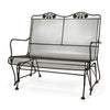 Briarwood High Back Gliding Love Seat Twilight Finish