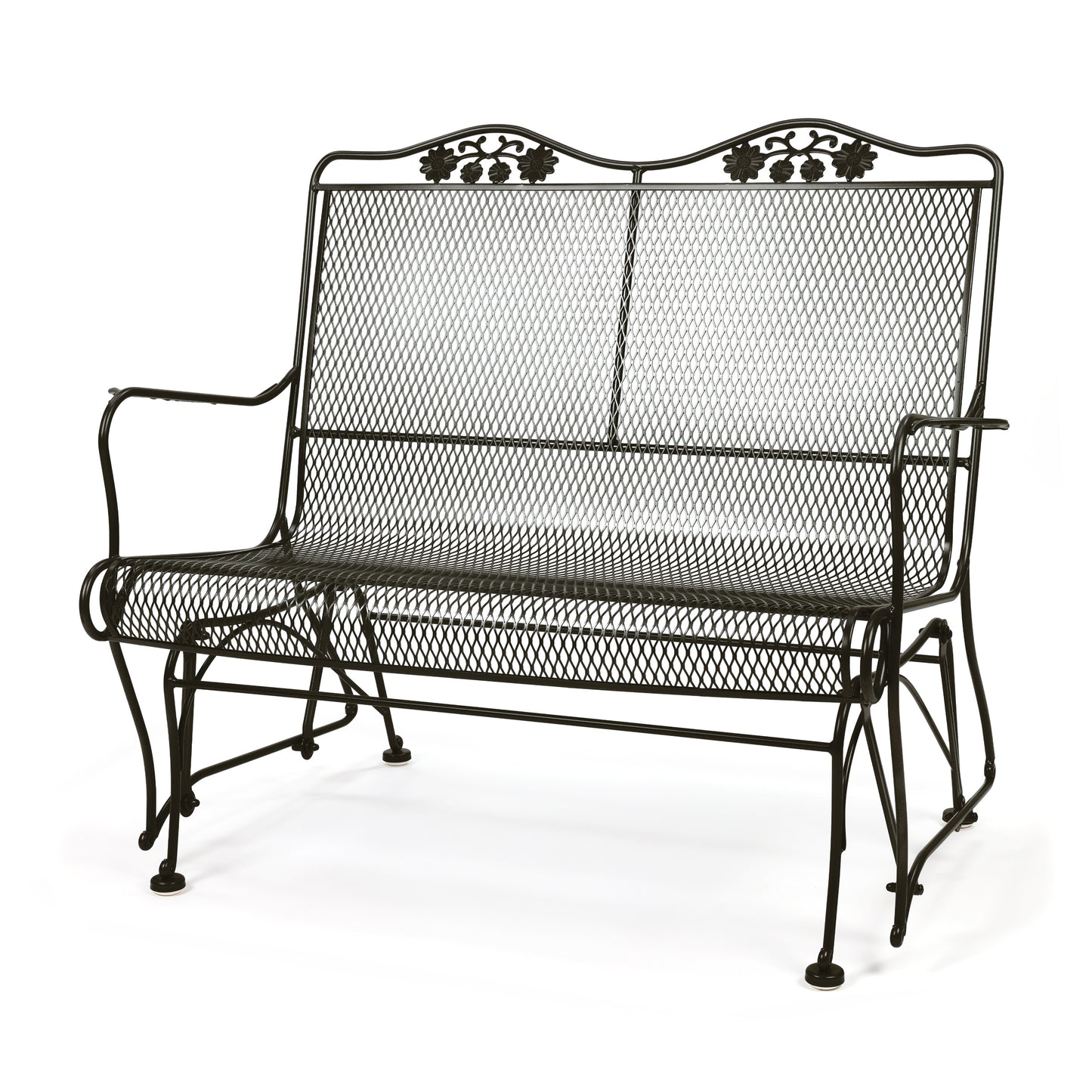 Briarwood High Back Gliding Love Seat Twilight Finish, image 10