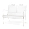 Briarwood High Back Loveseat Acoustic White Finish