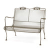 Briarwood High Back Loveseat Aged Teak Finish