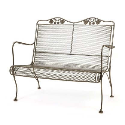 
                  Briarwood High Back Loveseat Aged Teak Finish - Image 20
                