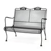 Briarwood High Back Loveseat Black Finish
