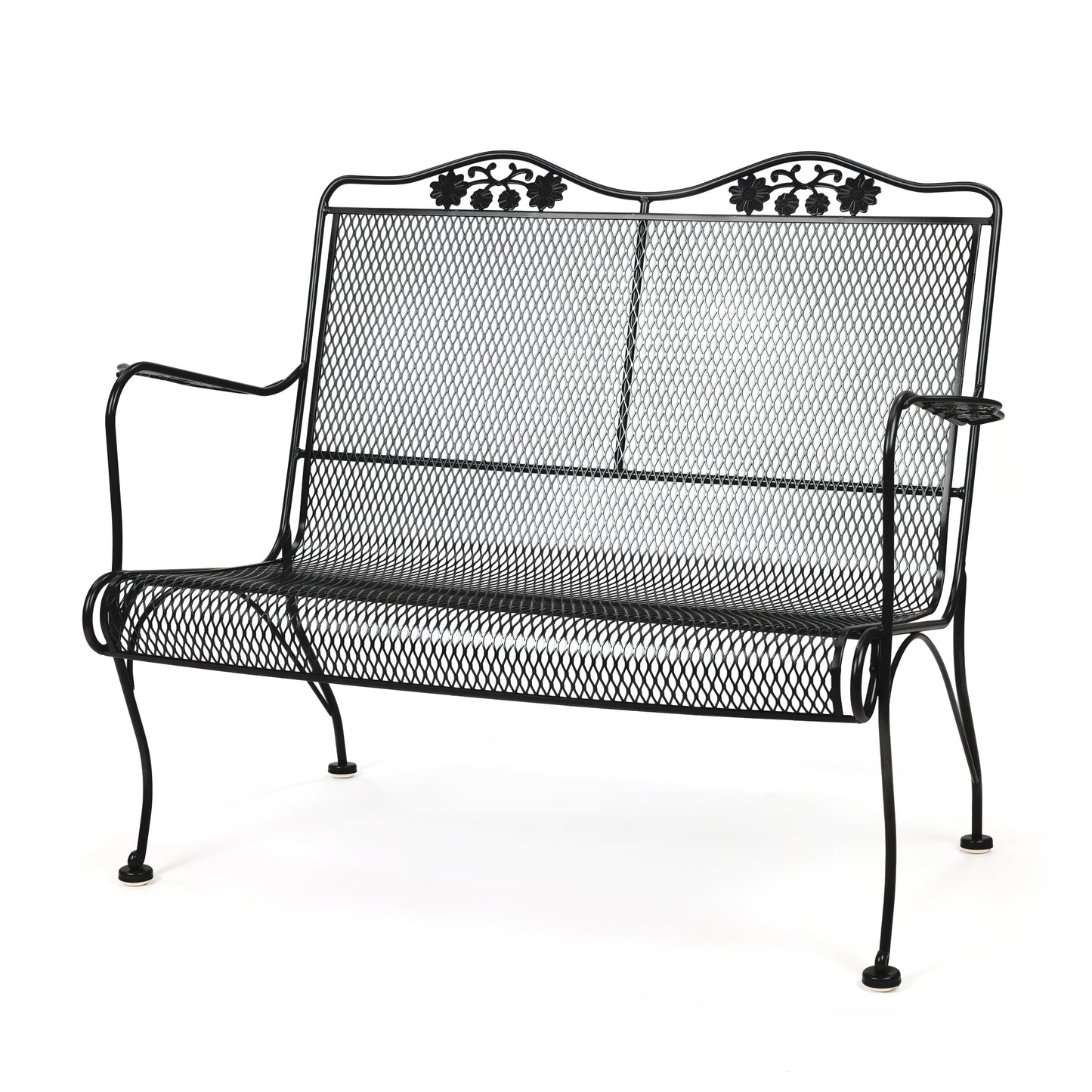 Briarwood High Back Loveseat Black Finish, image 12