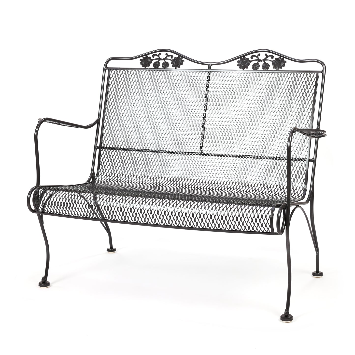 Briarwood High Back Loveseat Burnished Chrome Finish, image 24