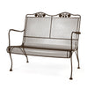 Briarwood High Back Loveseat Chestnut Brown Finish