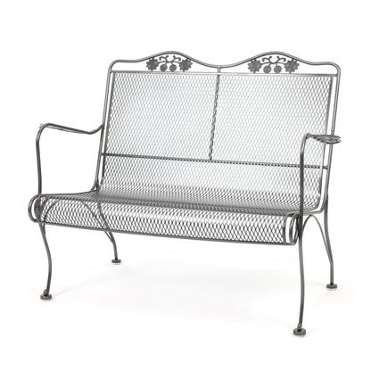 
                  Briarwood High Back Loveseat Glimmer Gray Finish - Image 14
                