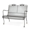 Briarwood High Back Loveseat Graphite Finish