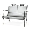 Briarwood High Back Loveseat Pewter Finish