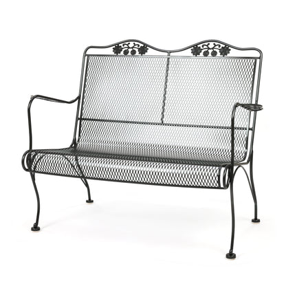 
                  Briarwood High Back Loveseat Pewter Finish - Image 8
                