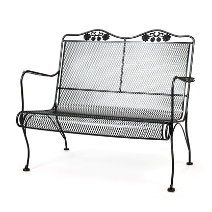 
                  Briarwood High Back Loveseat Satin Black Finish - Image 18
                