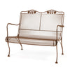 Briarwood High Back Loveseat Terra Cotta Finish