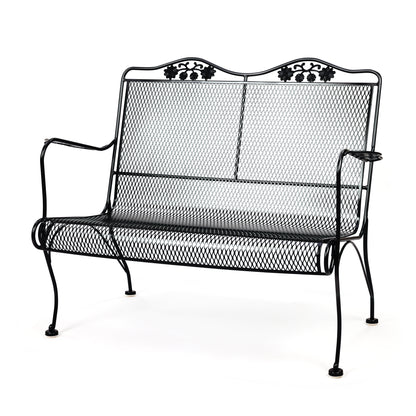 
                  Briarwood High Back Loveseat Textured Black Finish - Image 9
                