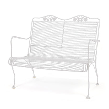 
                  Briarwood High Back Loveseat Weathered White Finish - Image 27
                
